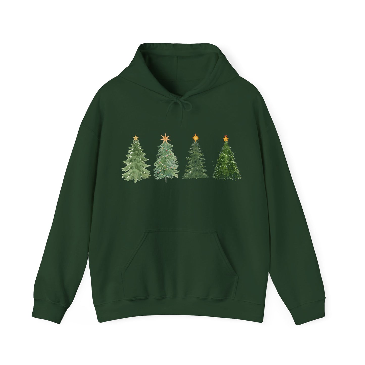 Green Tree Christmas Hoodıe