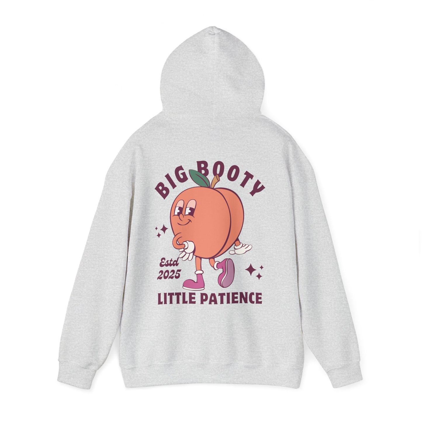 Big booty, Little patience! Workout Hoodie - Unisex Heavy Blend™ Hooded Sweatshirt