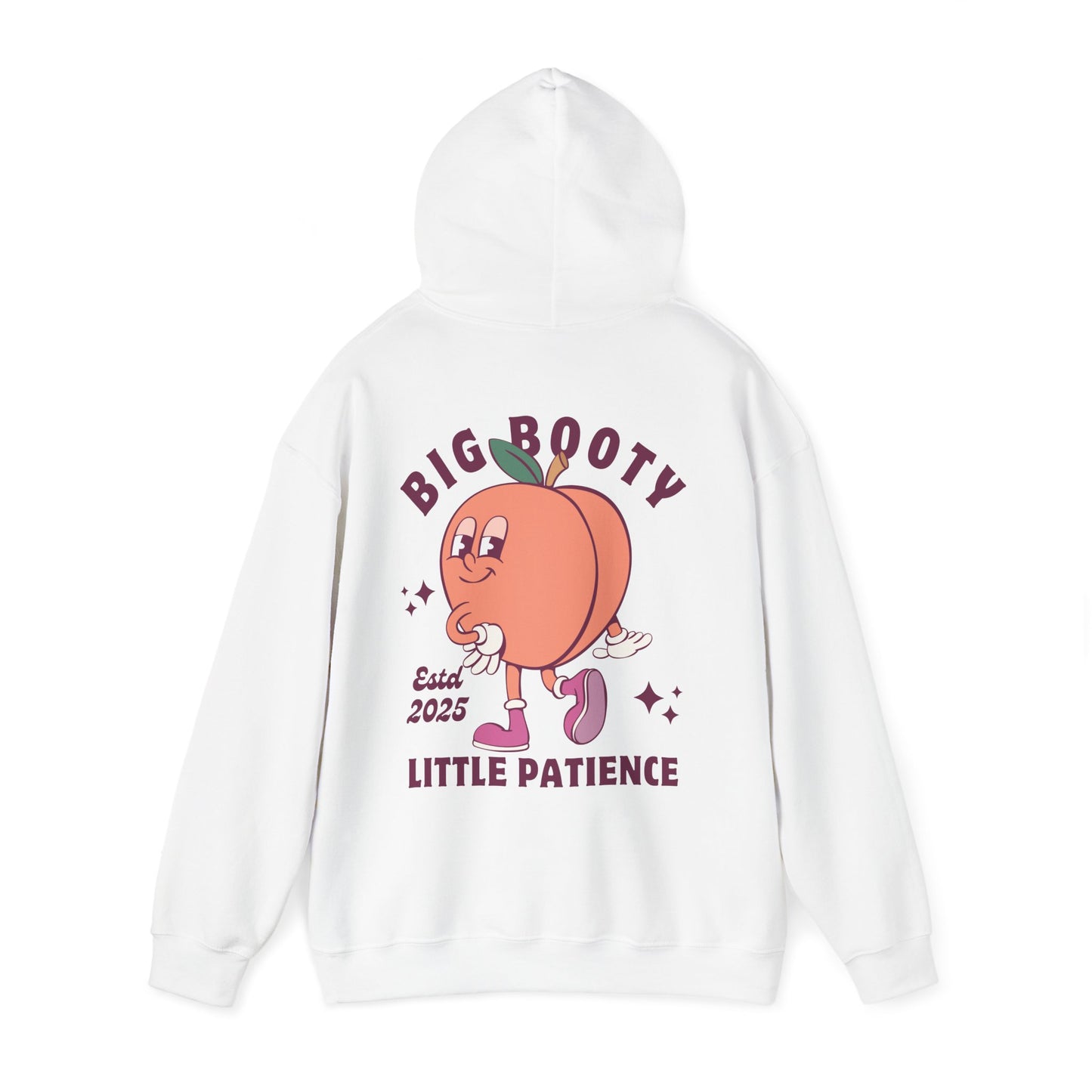 Big booty, Little patience! Workout Hoodie - Unisex Heavy Blend™ Hooded Sweatshirt