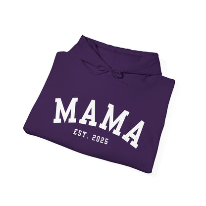 Customizable EST Mom Sweatshirt  - Heavy Blend™ Hooded Sweatshirt