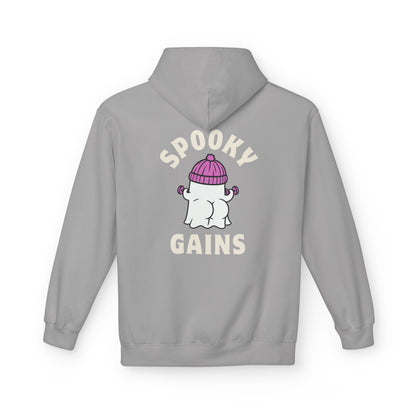 Spooky Gains Hoodie – Cute Halloween Gym Hoodie for Fitness Lovers