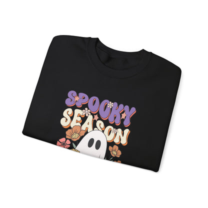 Spooky Season Sweatshirt – Cute Retro Halloween Crewneck