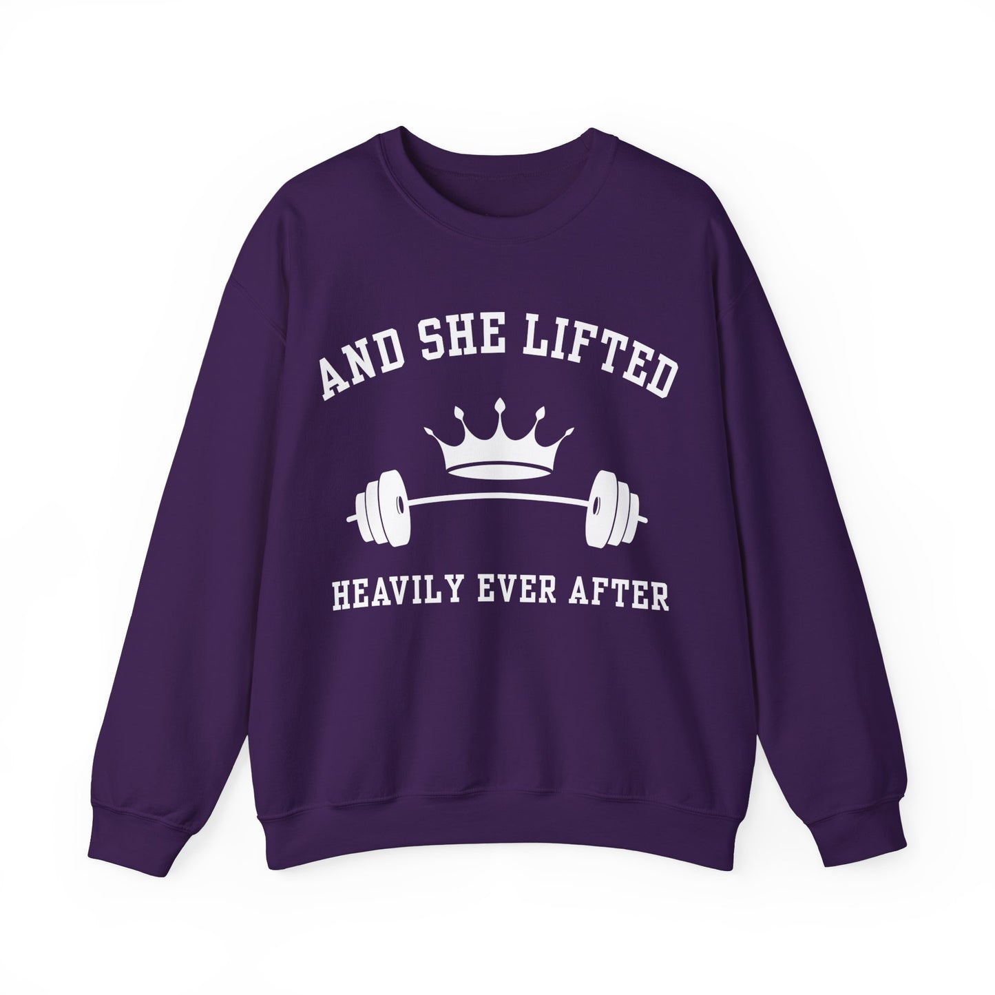 And She Lifted Heavily Ever After - Unisex Crewneck Sweatshirt