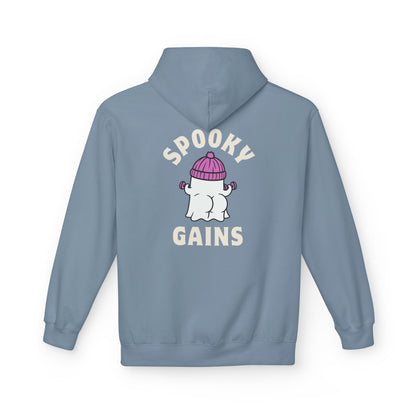Spooky Gains Hoodie – Cute Halloween Gym Hoodie for Fitness Lovers