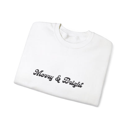 Merry & Bright Front/back Sweatshirt