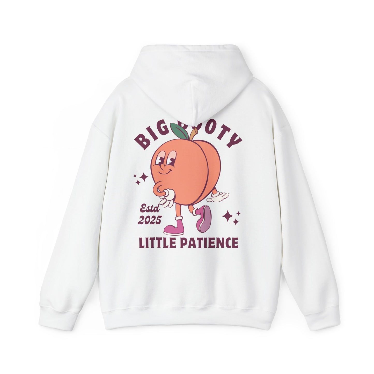 Big booty, Little patience! Workout Hoodie - Unisex Heavy Blend™ Hooded Sweatshirt