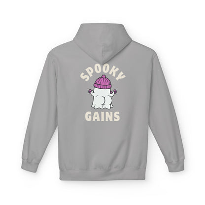 Spooky Gains Hoodie – Cute Halloween Gym Hoodie for Fitness Lovers