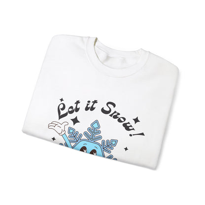 Let it snow Groovy Sweatshirt