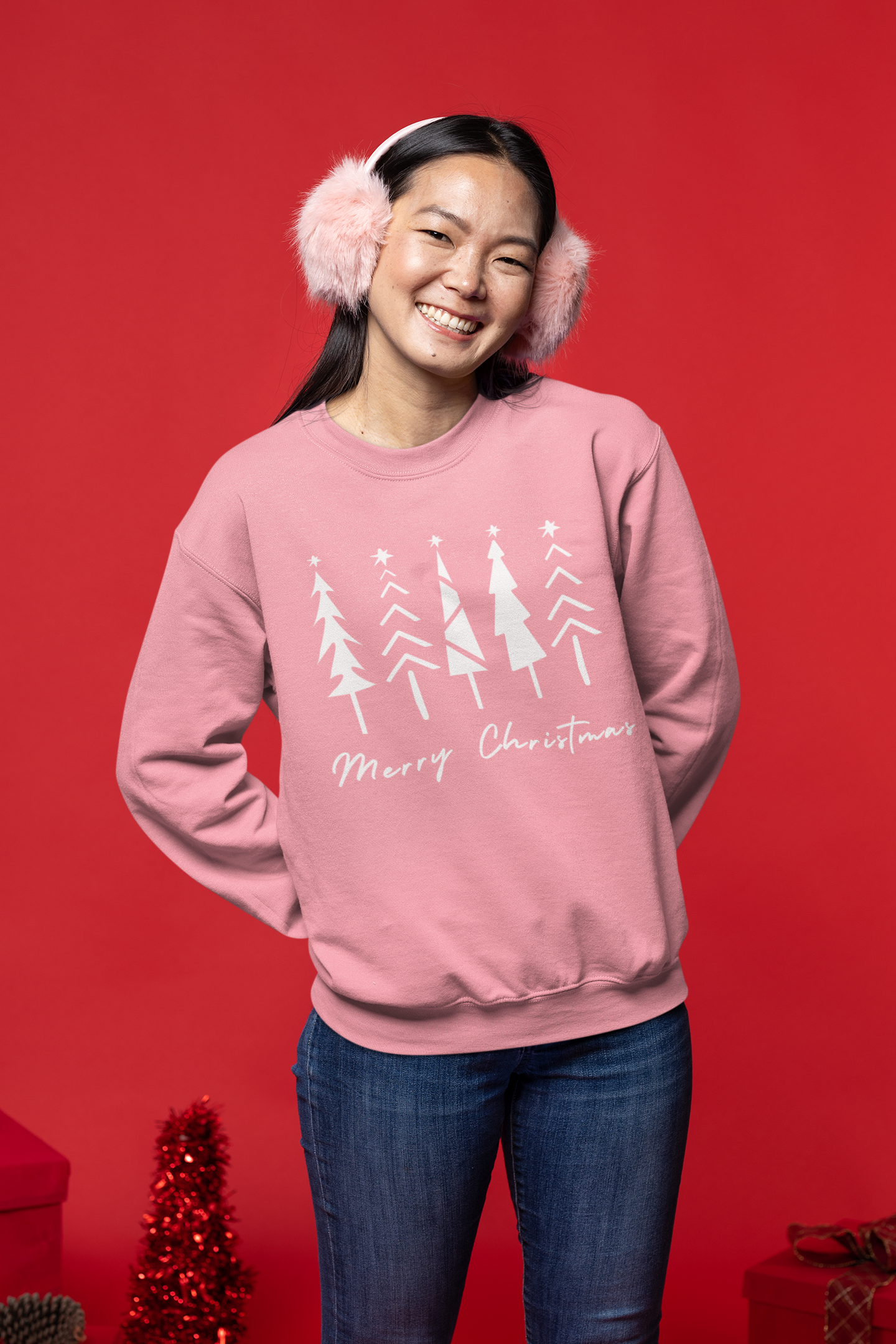 Merry Christmas trees Sweatshirt