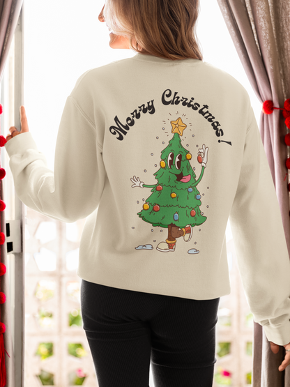 Merry & Bright Front/back Sweatshirt