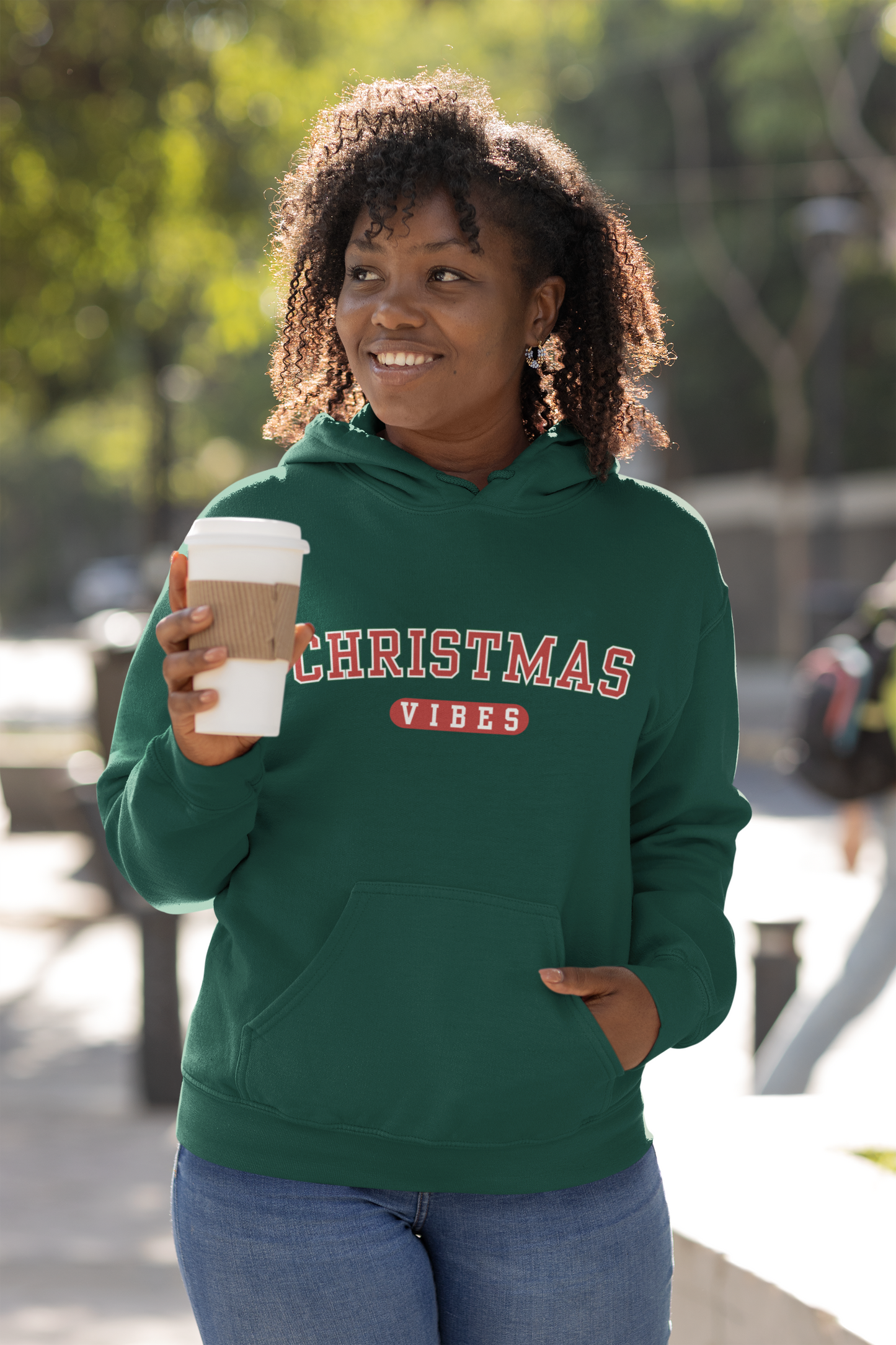 Christmas Vibes Hooded Sweatshirt