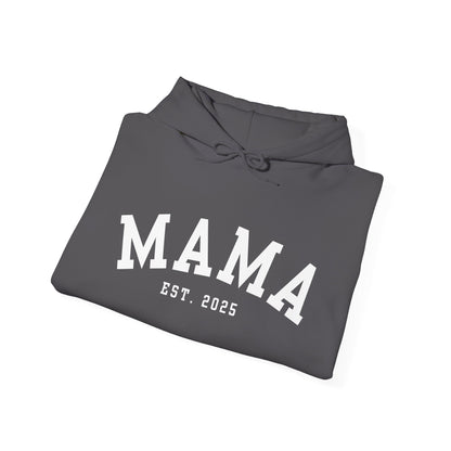 Customizable EST Mom Sweatshirt  - Heavy Blend™ Hooded Sweatshirt