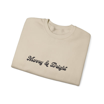 Merry & Bright Front/back Sweatshirt