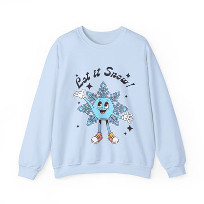 Let it snow Groovy Sweatshirt