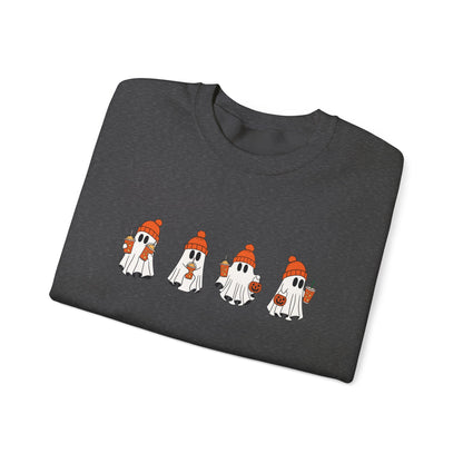 Cozy Ghosts Crewneck – Cute Fall & Halloween Sweatshirt