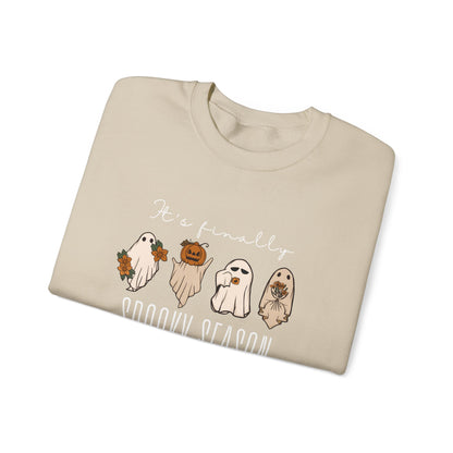 It’s Finally Spooky Season Sweatshirt – Cute Halloween Crewneck