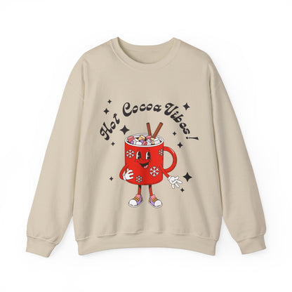 Hot Cocoa Vibes! Groovy Sweatshirt