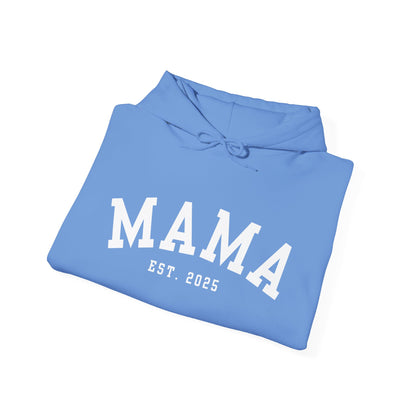 Customizable EST Mom Sweatshirt  - Heavy Blend™ Hooded Sweatshirt