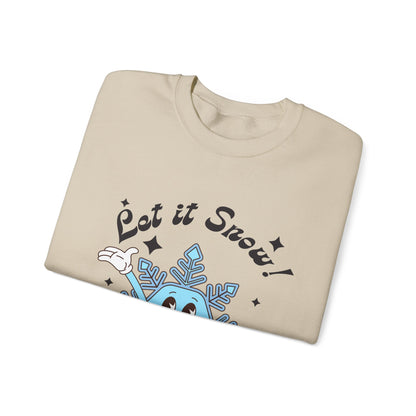 Let it snow Groovy Sweatshirt