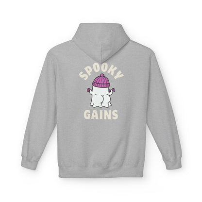 Spooky Gains Hoodie – Cute Halloween Gym Hoodie for Fitness Lovers