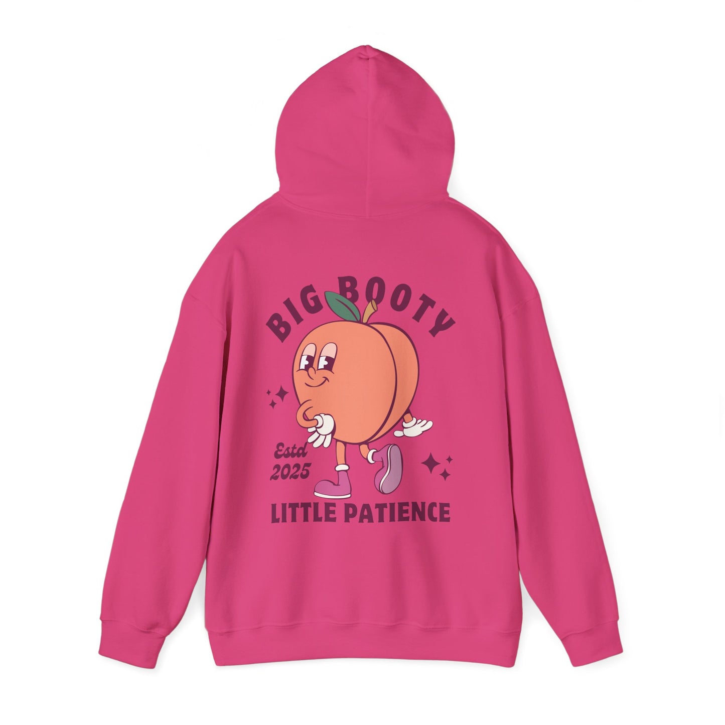 Big booty, Little patience! Workout Hoodie - Unisex Heavy Blend™ Hooded Sweatshirt