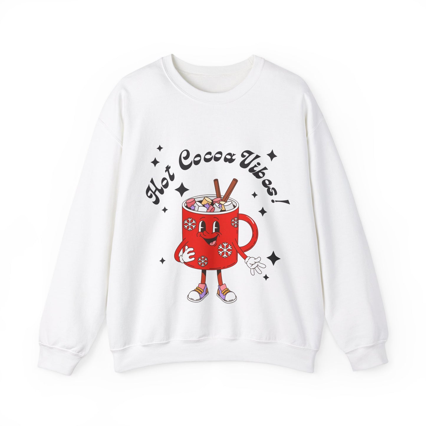 Hot Cocoa Vibes! Groovy Sweatshirt