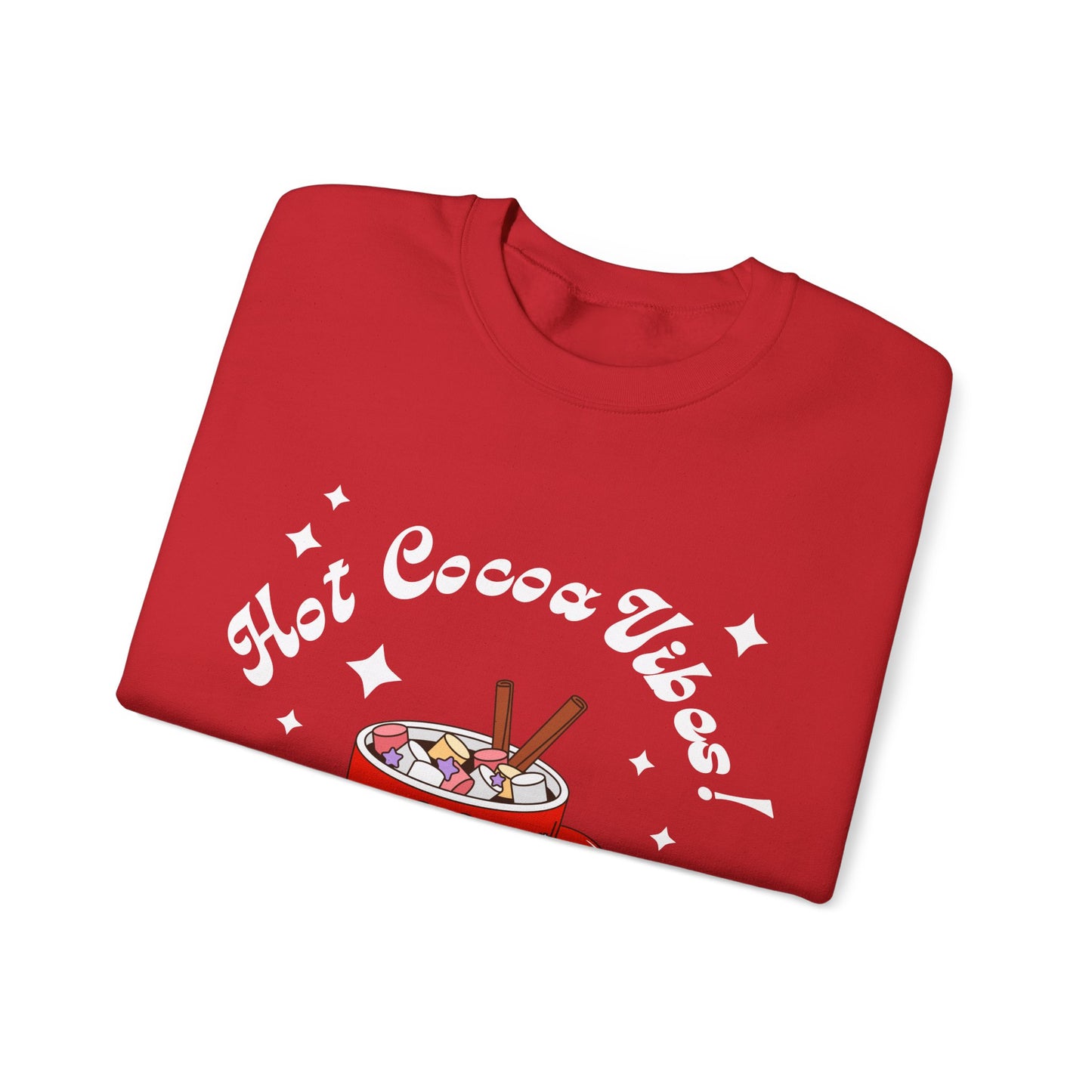 Hot Cocoa Vibes! Groovy Sweatshirt