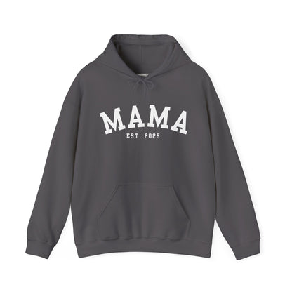 Customizable EST Mom Sweatshirt  - Heavy Blend™ Hooded Sweatshirt