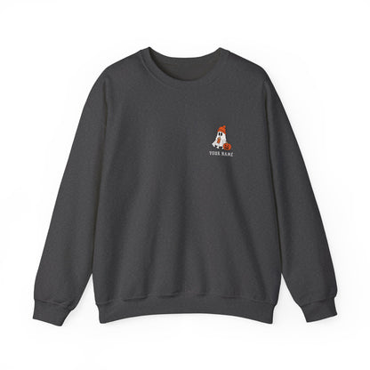 Personalized Ghost Crewneck – Custom Halloween Sweatshirt
