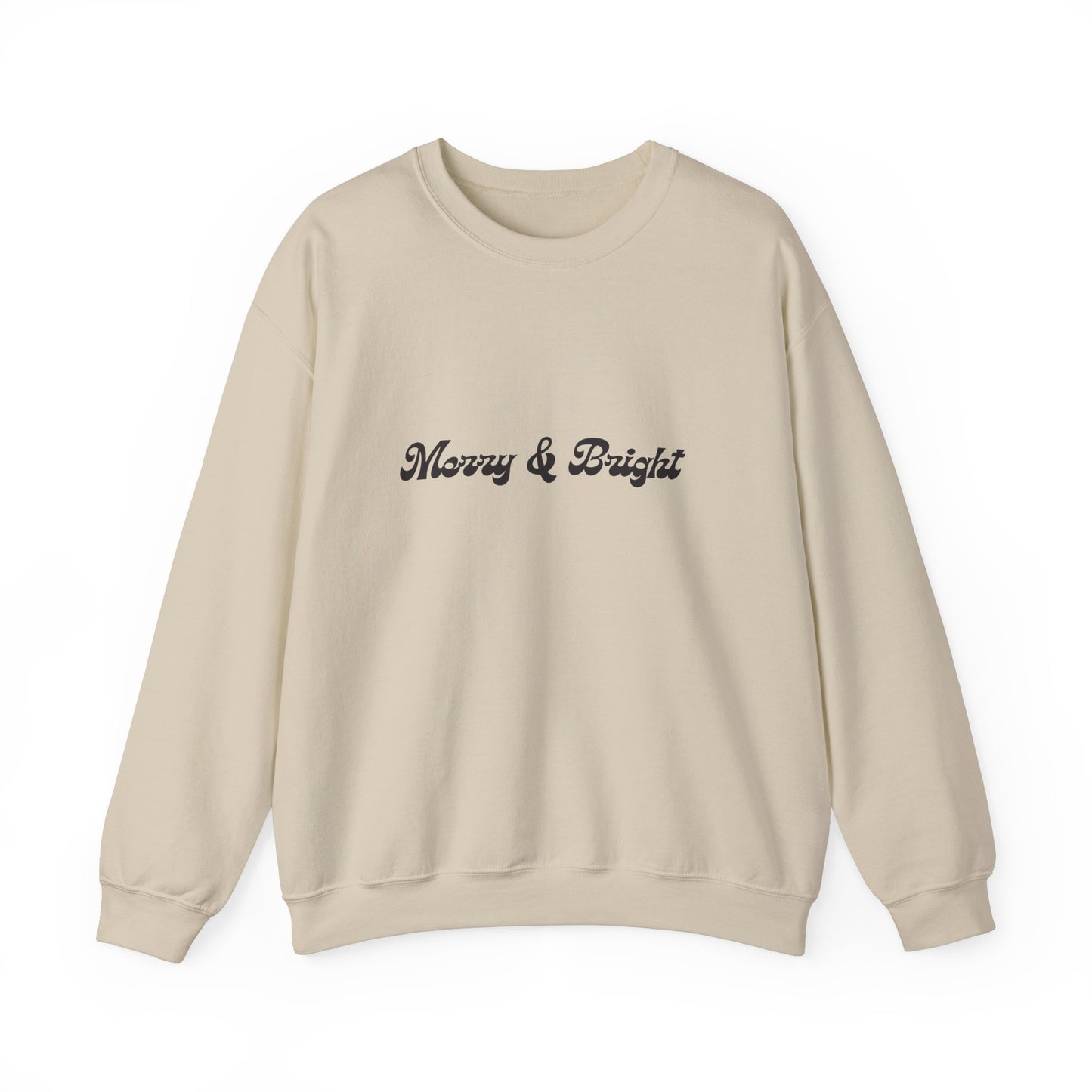 Merry & Bright Front/back Sweatshirt