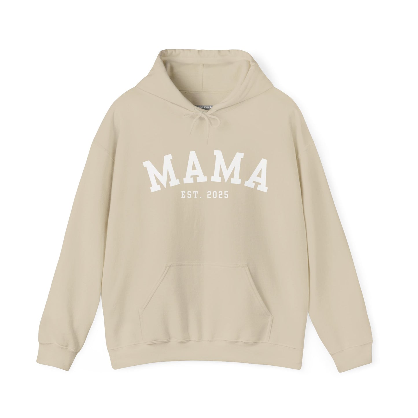 Customizable EST Mom Sweatshirt  - Heavy Blend™ Hooded Sweatshirt