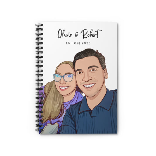 Custom picture Spiral Notebook - Ruled Line